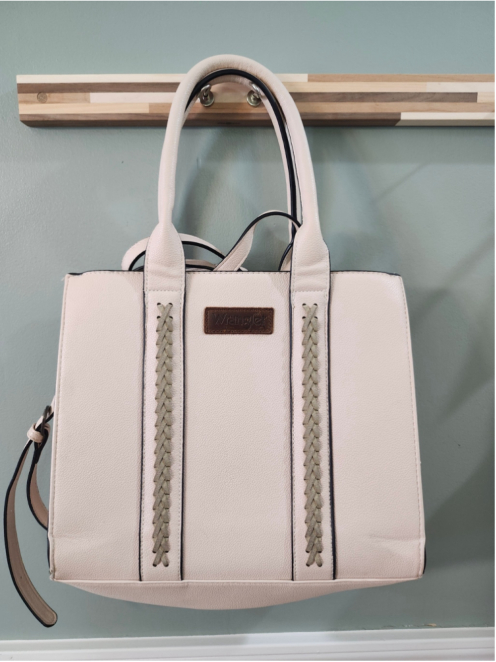 Women's Wrangler Tote Bag One Size Beige Brown